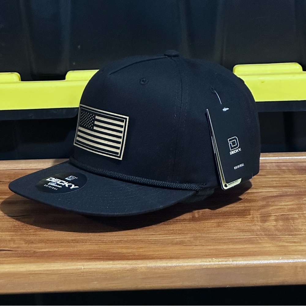 USA American Flag SnapBack Black Color Hat